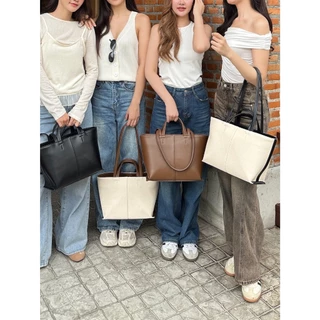 KNACKBAG - Sandy Bag - กระเป๋าแซนดี้แบ็ค ทรงช้อปปิ้งแบ็ค หนังแคนวาสสังเคราะห์ (PU Canvas)