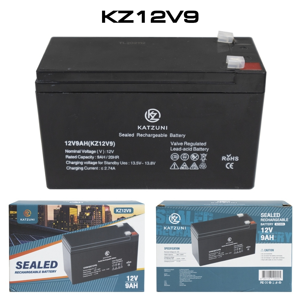 KATZUNI Battery 12V 9Ah แบตups/แบต Katzuni KZ12V9