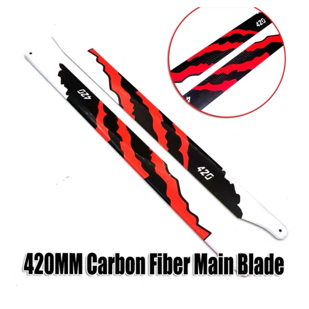Carbon fiber main rotor 420 mm for ALZRC  420 SAB GOBLIN (Sent from Bangkok)