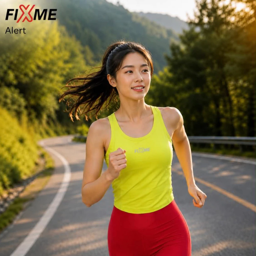 เสื้อกล้ามออกกำลังกาย FIXME รุ่น Alert มีฟองน้ำ แห้งไว