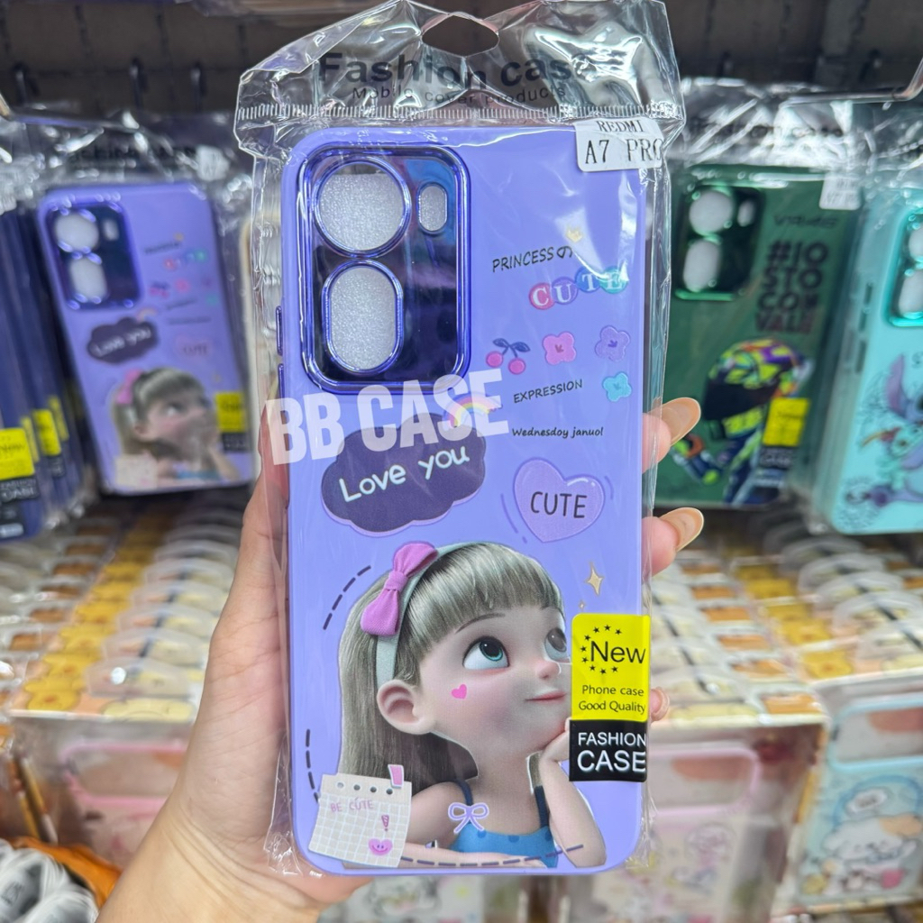 เคสกำมะหยี่ลายการ์ตูน รุ่น Redmi A7Pro(4G) !ตรงรุ่น!  เคสลายการ์ตูน สินค้าพร้อมจัดส่งในไทย