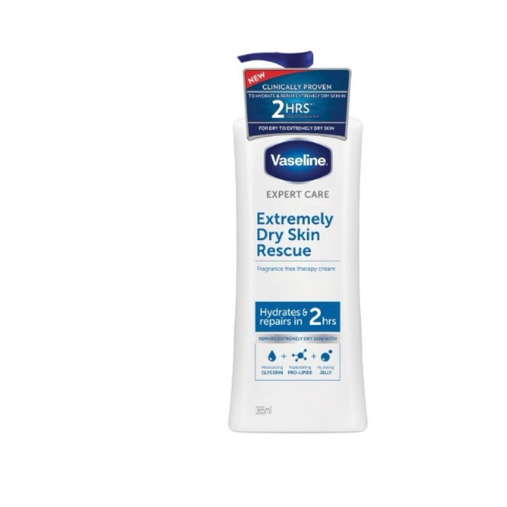 Vaseline  Expert Care Extremely Dry Skin Rescue Therapy Cream 365mL