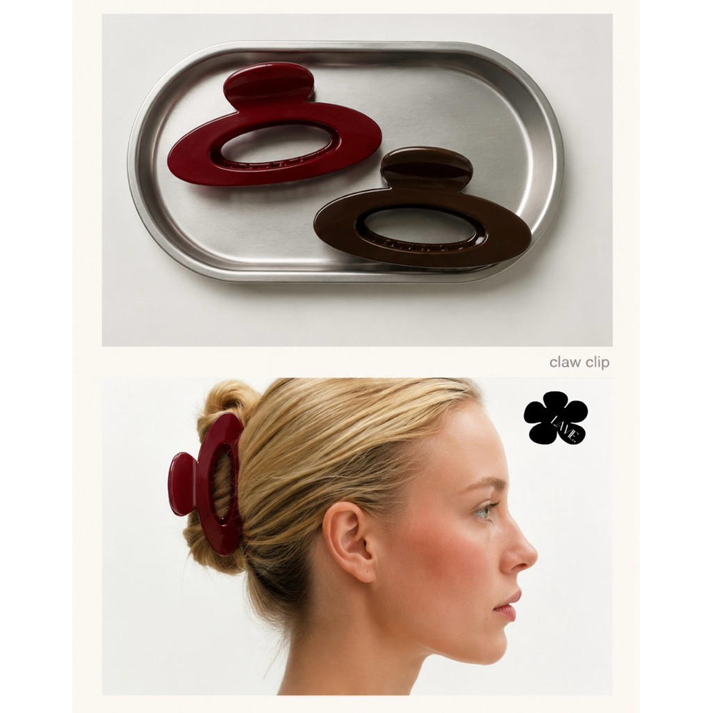 LAVIE. | Oval Claw clip 🍩เก็บผมแน่นตลอดวันแม้ผมหนา