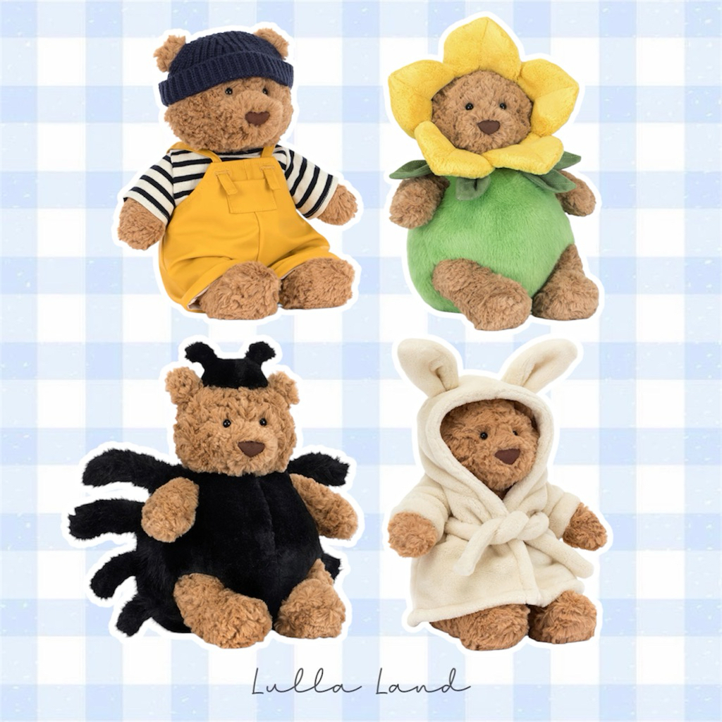 Update10/6⭐️ส่งด่วน🛵💨แท้💯% JeIIycat Bartholomew Bear Barthrobe Outfit