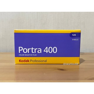 ฟิล์มสี 1 pack 5ม้วน Kodak Portra 400 Professional 120 Color Film ฟิล์มถ่ายรูป Medium Format