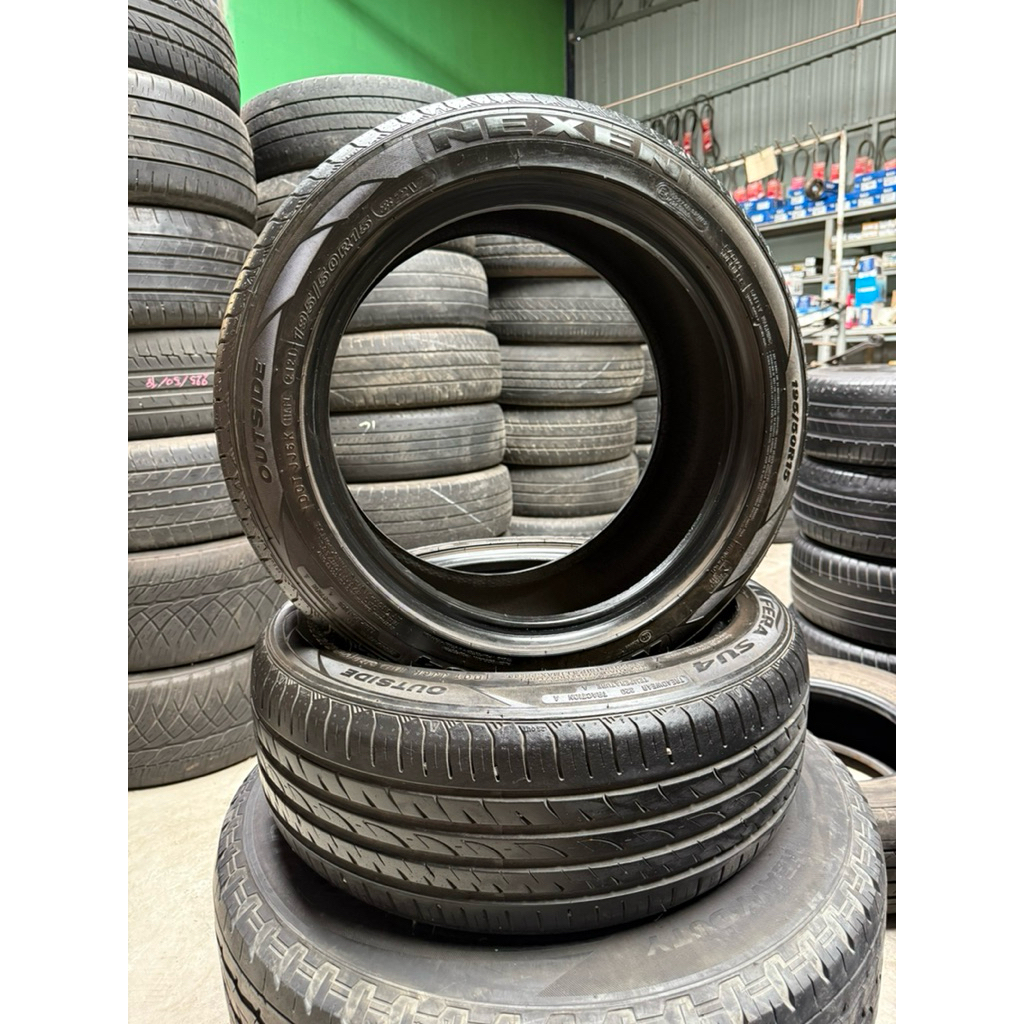 ยางรถยนต์มือสองNexen195/50R15(ปี21)คู่ละ