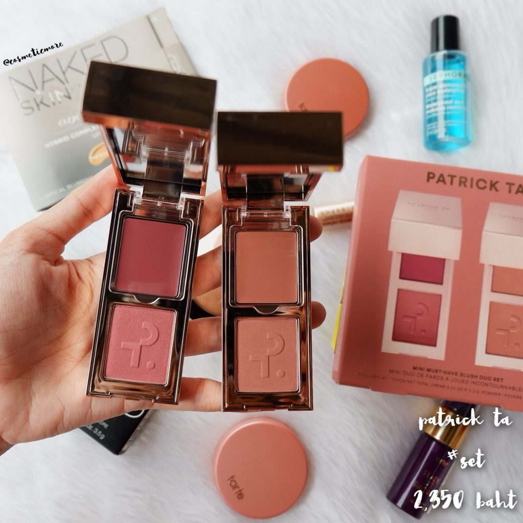 พร้อมส่ง! patrick ta mini must-have blush duo set
