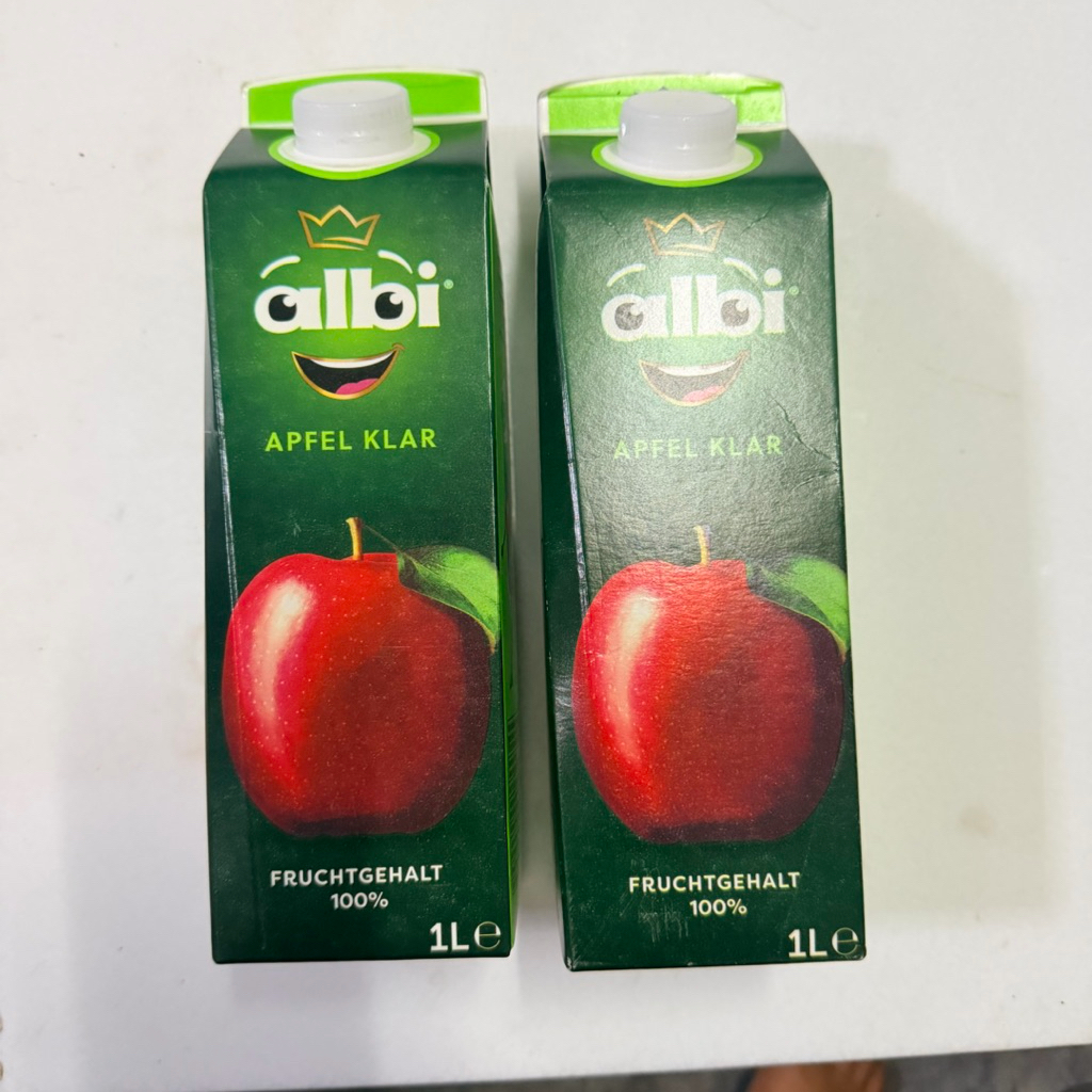 น้ำแอปเปิล Albi Apfel Klar 100% 1L(ชุดละ2กล่อง)(สั่งได้ไม่เกินครั้งละ3ชุด)