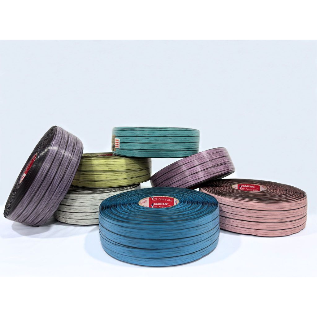 แบบใหม่ 2026 เส้นสานพลาสติกลายไม้ 15 มิล.2กก. ตรากระต่ายBunnyTape มีของพร้อมส่ง