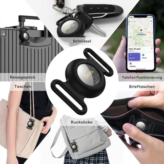 HOCO E91C GPS Tracker ปลอกคอสัตว์เลี้ยง Apple Find My กันหาย ไม่ต้องใช้ซิม ติดตามสุนัข แมว แบต 9–12 เดือน