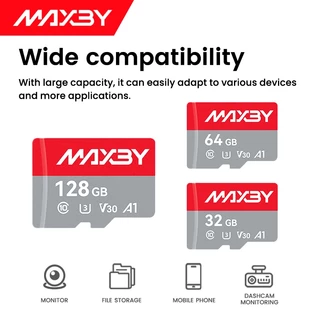 MAXBY MT LITE SD Card 80MB/s 32GB 64GB 128GB สำหรับโทรศัพท์มือถือแท็บเล็ตกล้องติดรถยนต์ TF Card
