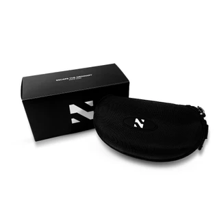 NOX NOX Rigid Case for Sunglasses กล่องใส่แว่นตาแบบแข็ง มาพร้อม ถุงผ้า ผ้าเช็ดแว่น