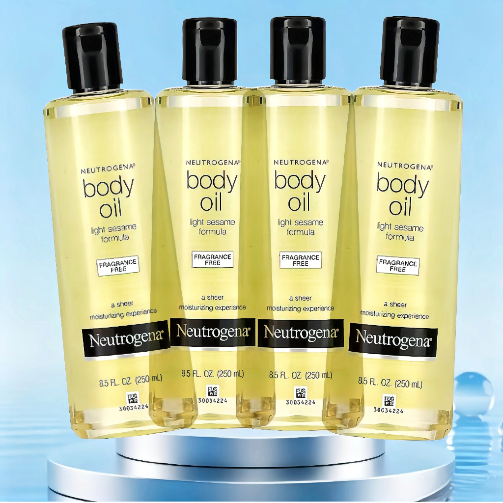 ✨จัดส่งไว✨ Neutrogena Body Oil 250ml น้ำมันนวดตัวกลิ่นหอมอ่อนๆ ผ่อนคลาย สูตรน้ำมันงาบริสุทธิ์เข้มข้น ช่วยบำรุงผิวแห้งกร้