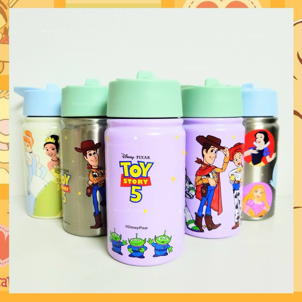 Toy Story 5 & เจ้าหญิง Disney กระติกน้ำสเตนเลส ขนาด 360 มล.
