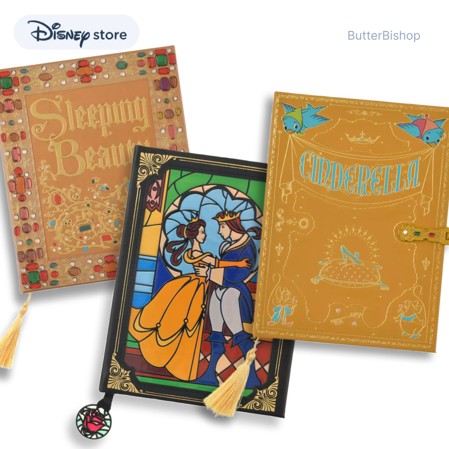 (รอเข้า🕑) สมุดโน้ต สมุดบันทึก ดิสนีย์เจ้าหญิงนิทรา ซินเดอเรลลา - Disney Princess Storybook Notebook Archives Collection