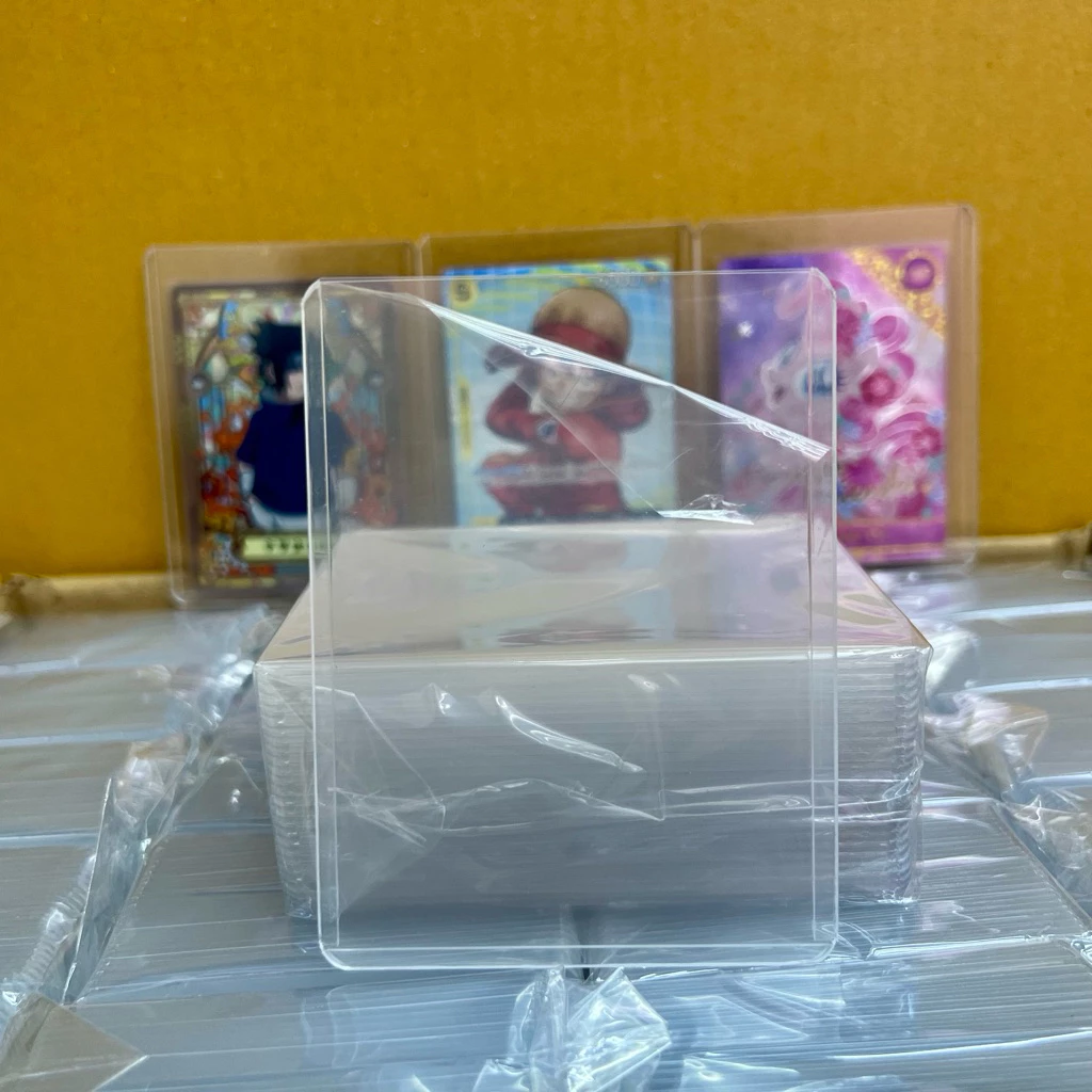 Toploader 35PT (ใส) 25ชิ้น เฟรมการ์ด มีฟิล์มป้องกันรอย ขนาด 3"x4" กรอบใส ท๊อปโหลด ใส่การ์ดด้านบน