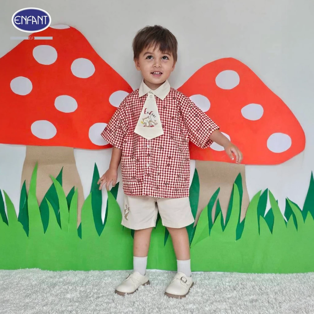 ENFANT ชุดเสื้อผ้าเด็กชาย สำหรับ 6 เดือน-8 ขวบ EE1U80