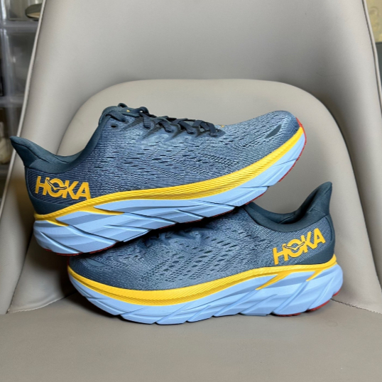 HOKA ONE ONE Clifton 8 Low Help Mountain Spring Blue【ของแท้ 100%】