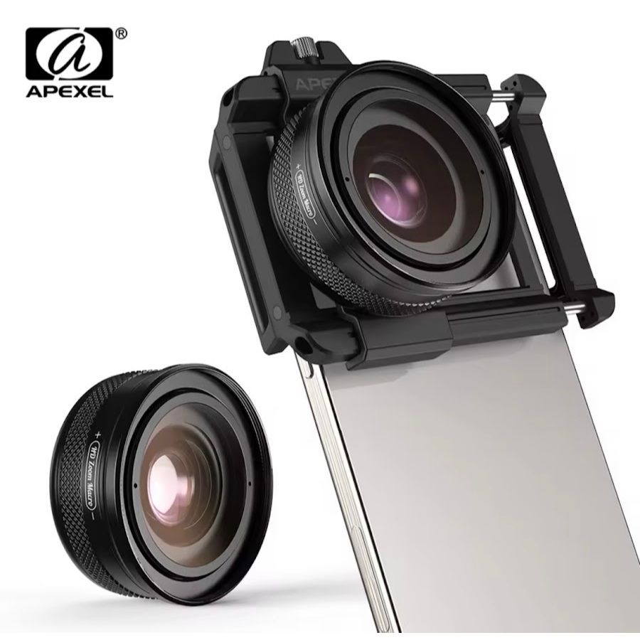 APEXEL 10-20X ซูมมาโครเลนส์ HD Micro กล้องเลนส์รองรับ Eye Macro การถ่ายภาพสําหรับสมาร์ทโฟน