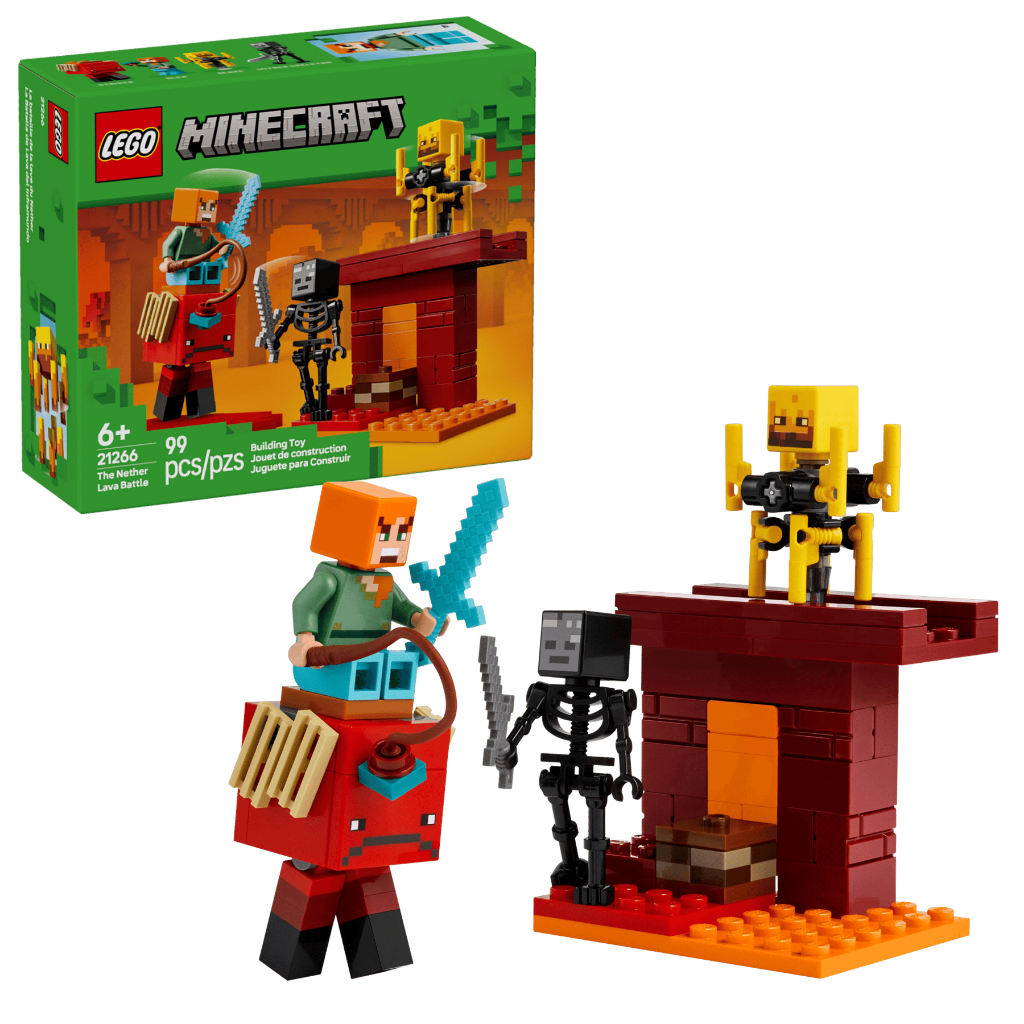 LEGO Minecraft 21266 The Nether Lava Battle ของแท้