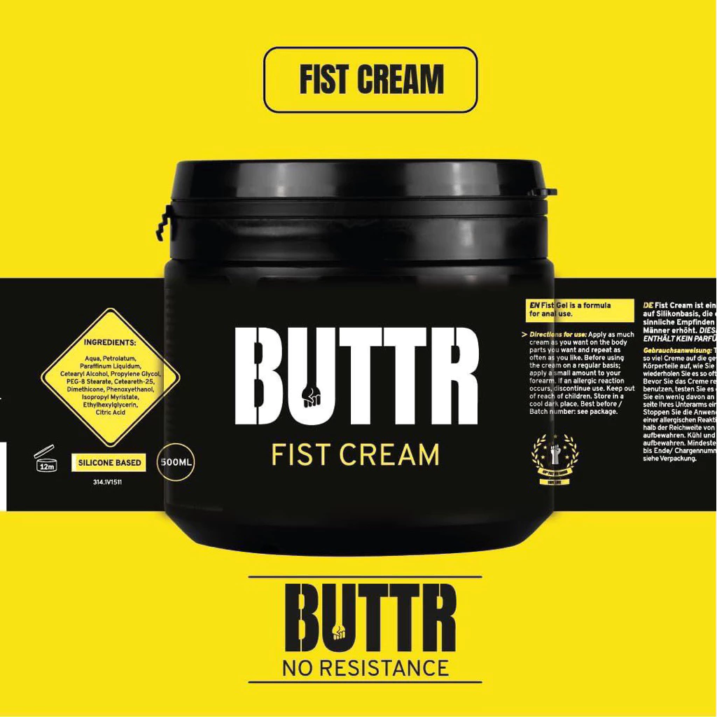 BUTTR Premium Silicone Cream 500ml | ครีมเนื้อซิลิโคน สูตรเข้มข้น เนื้อสัมผัสลื่นพิเศษ ใช้งานง่าย