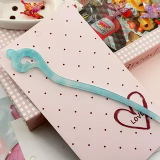 ปิ่นปักผมเรซิ่นจีน ปิ่นจีน ฐานปิ่น ยาว 17-18 cm. สำหรับตกแต่งเครื่องประดับแฮนด์เมด ขายเป็นชิ้น DIY