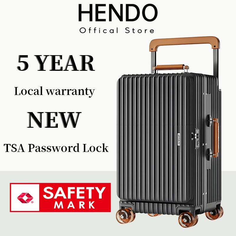 [จัดส่งจากกรุงเทพฯ]กระเป๋าเดินทาง 20-28 นิ้ว ฝาเปิดหน้า PC Hard Shell กระเป๋าเดินทางแบบเปิดด้านข้างกันกระแทกได้