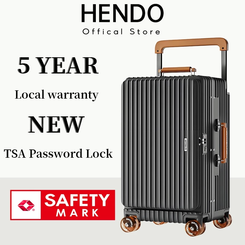 [จัดส่งจากกรุงเทพฯ]กระเป๋าเดินทาง 20-28 นิ้ว ฝาเปิดหน้า PC Hard Shell กระเป๋าเดินทางแบบเปิดด้านข้างกันกระแทกได้
