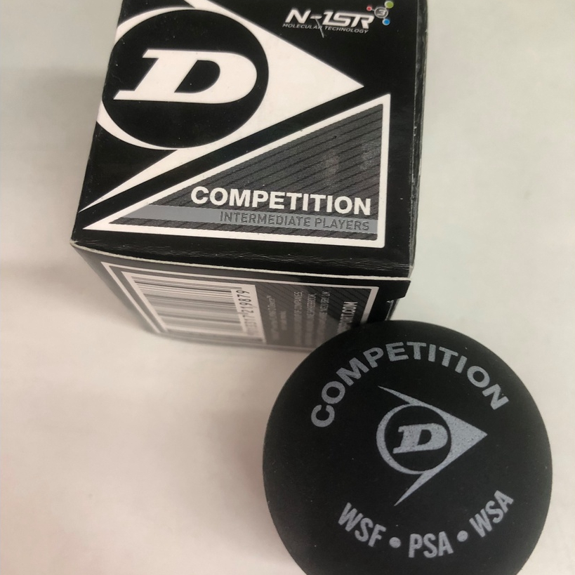 DUNLOP D SB COMP NEW SQUASH BALL ลูกสควอชจุดเหลือง 1 จุด (1 ลูก) #SQUASH #SQUASH BALL