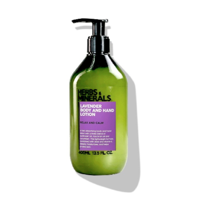 เฮิร์บแอนด์มิเนรอลโลชั่นทาผิวกายกลิ่นตะไคร้บ้าน Herbs & Minerals Lemongrass Body Lotion