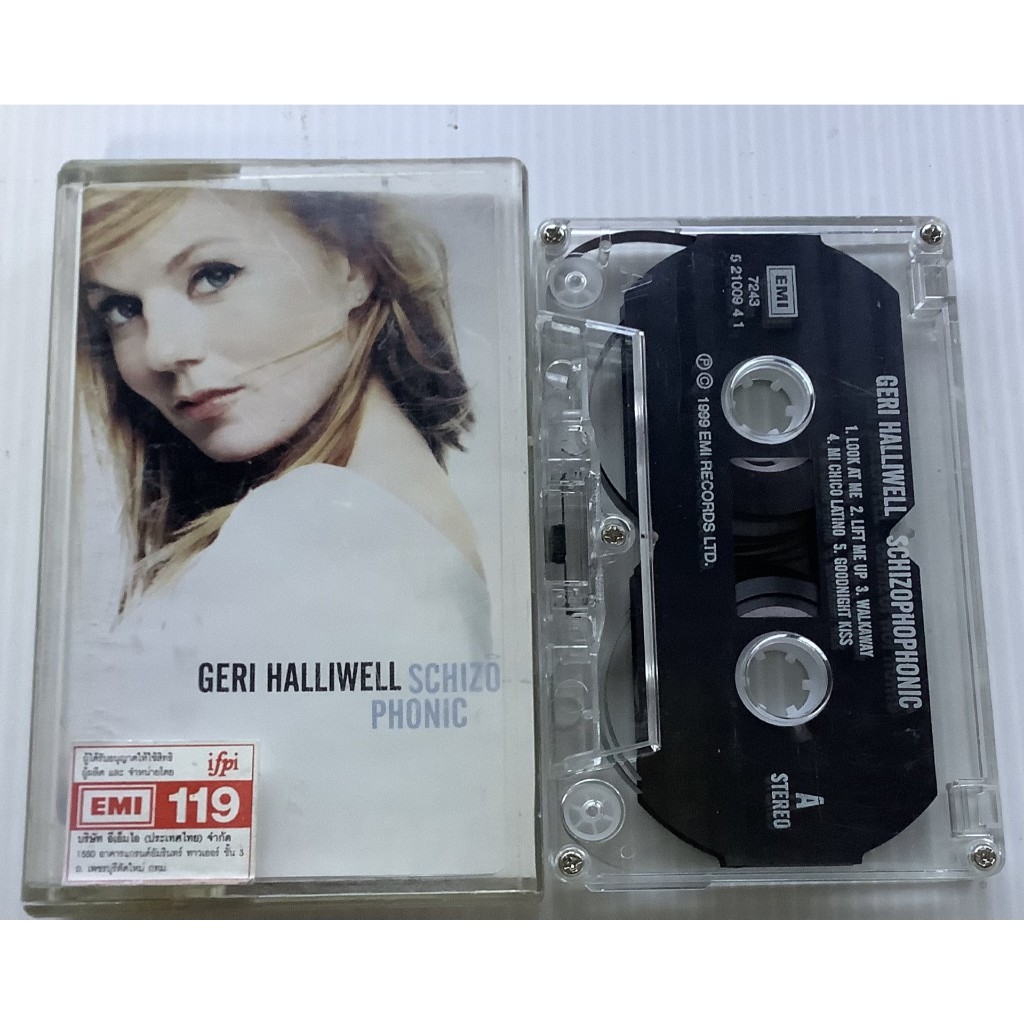 Cassette Tape เทปคาสเซ็ทเพลง Geri Halliwell อัลบั้ม Schizophonic ลิขสิทธิ์ Spice Girls