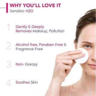 ⭐สินค้าพร้อมส่ง⭐Bioderma Sensibio H2O ขจัดสำอางทำความสะอาดผิวอ่อน 500ml | ดูแลผิวแพ้ง่าย
