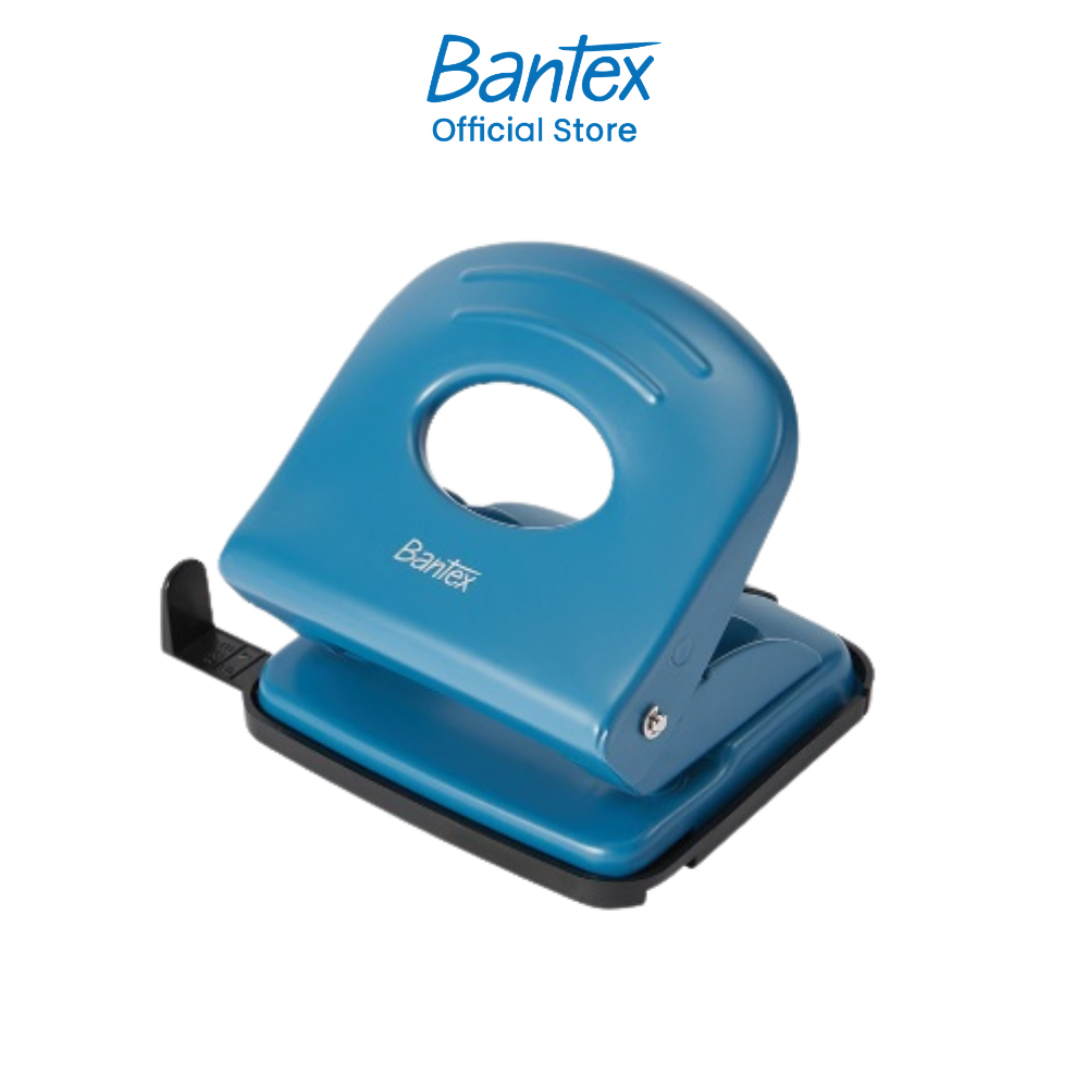 Bantex เครื่องเจาะรูเอกสาร ที่เจาะกระดาษ 2รู ที่เจาะรูเอกสาร มีตัวล็อคเก็บเศษกระดาษ Paper Punch