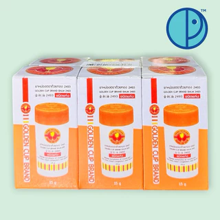 ยาหม่องตราถ้วยทอง 2493 แบบแท่ง (ขนาดบรรจุ 5 และ 15 g. x 6 ชิ้น)