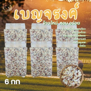 ข้าว5ชนิด ข้าวเบญจรงค์ ตราทรัพย์ธนา ข้าวใหม่ นุ่ม แพคสุญญากาศ6กิโลกรัม