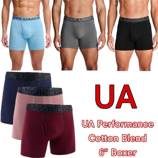 กางเกงชั้นใน Ua เนื้อผ้า Charge Cotton 3" & 6" Boxerjock