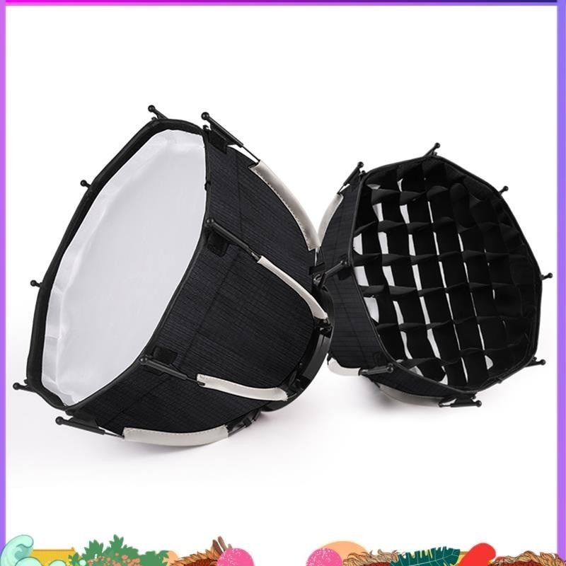 30cm Octagonal Softbox Mini Bowens Mount Quick Release Honeycomb Grid Softbox COB Fill Light Studio