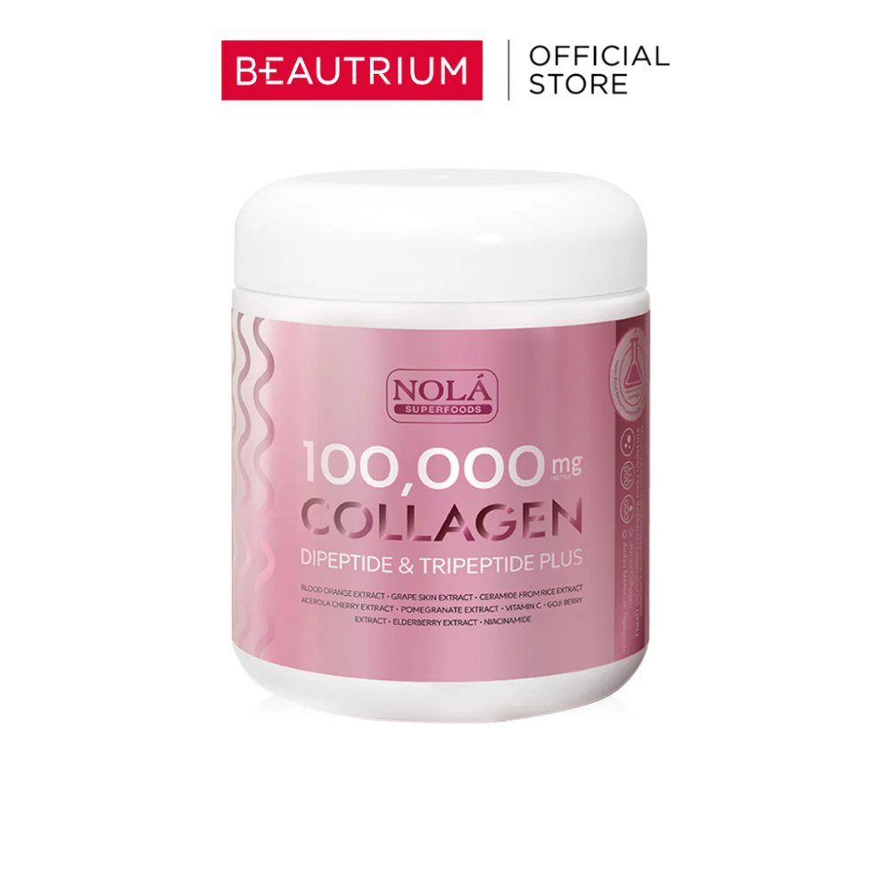 NOLA SUPERFOODS 100,000mg Collagen Dipeptide and Tripeptide Collagen Plus ผลิตภัณฑ์เสริมอาหาร 104g
