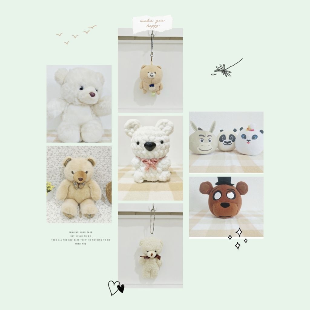🧸พร้อมส่ง🧸 ตุ๊กตาหมีคละแบบ | Teddy Bear