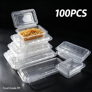 วัสดุพลาสติก PET เกรดอาหาร ไม่เป็นไอน้ำ 100 ใบ/แพ็ค มีหลายขนาดให้เลือก แถมยางรัดฟรี สำหรับอาหารและเบเกอรี่