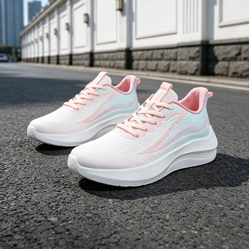 LGShoes รองเท้าผ้าใบอเนกประสงค์ สวมใส่สบาย น้ำหนักเบา ระบายอากาศได้ดี พื้นหนา ช่วยเพิ่มความสูง กันลื่น