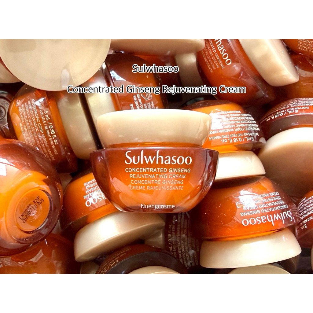 🧡(Cream บำรุงผิวหน้า)(ขนาดกระปุกล่ะ 5ml) Concentrated ginseng rejuvenating cream