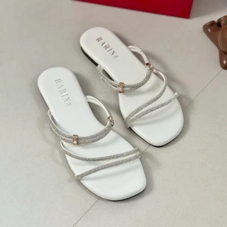 Rarin รุ่น Jayda รองเท้าแตะพื้นหนานุ่ม ไซส์ 36-41 สายแต่งเพชร ใส่ได้ 2 แบบ