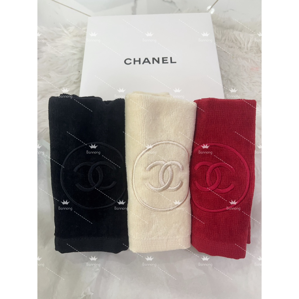 chenel ผ้าขนหนูเซท ของแท้จากเคาน์เตอร์แบรนด์