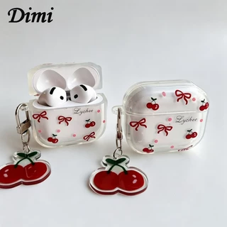 เคสหูฟัง งานกล่อง สำหรับAirpods4 เคสใสการ์ตูนนูน สำหรับAirpods3 เคสหูฟังบลูทูธ gen1 gen2 เคสหูฟังไร้สาย PRO 3 1 2