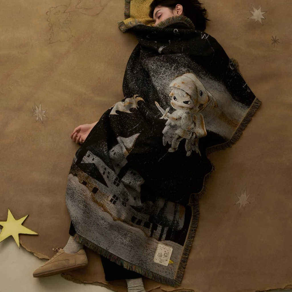 (พร้อมส่งจากไทย🇹🇭)ผ้าห่ม Hirono Mist-Walker Series - Jacquard Blanket จาก Shop ไทย