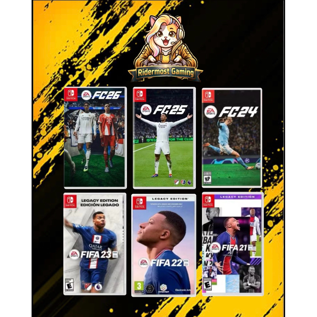 [Nintendo Switch] FIFA/FC 21/22/23/24/25/26 รวมหลายภาค[EN]มือ 2 พร้อมส่ง!!!