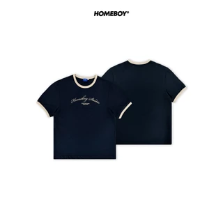 HOMEBOY เสื้อOVERSIZE HB.RINGER.TEE.LOGO คอตตอน100% ใส่ได้ทุกวัน