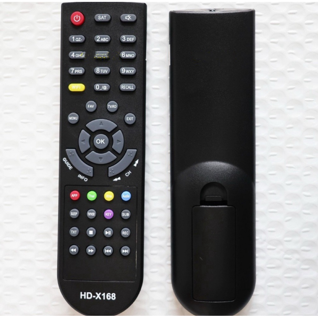 รีโมท INFOSAT รุ่น HD-Q168, HD-X168 Wi-Fi สำหรับควบคุมอุปกรณ์