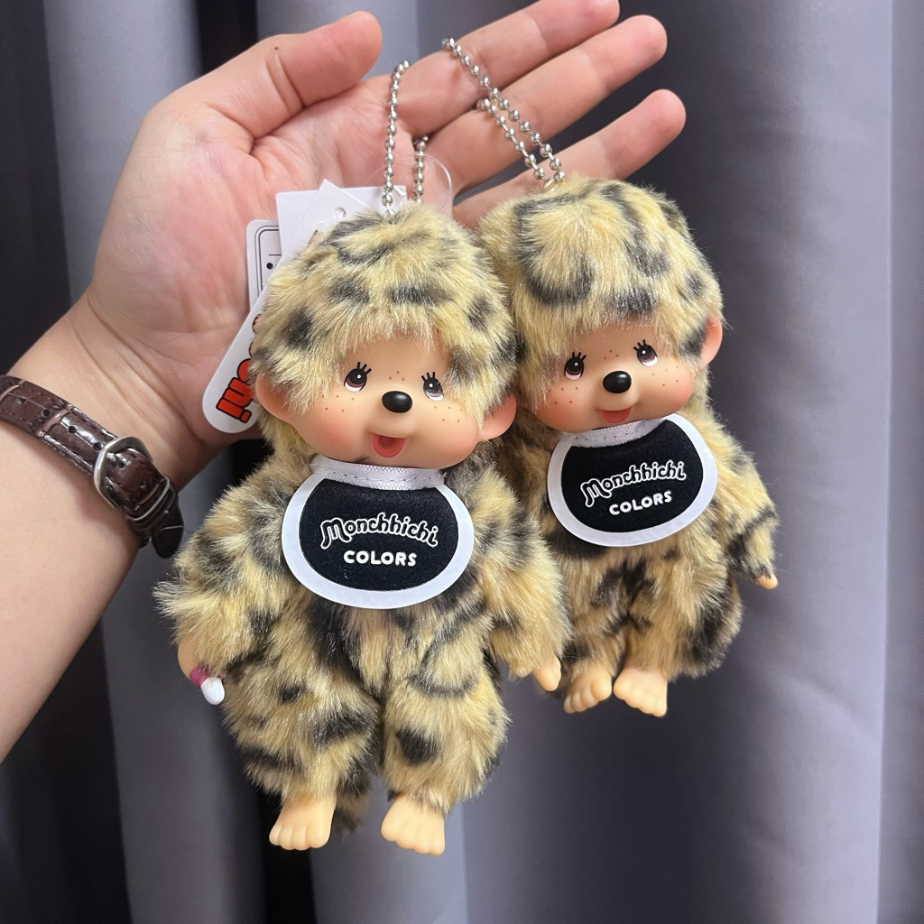 [พร้อมส่ง] พวงกุญแจมอนชิชิลายเสือ🐯 Monchhichi ของแท้💯 ขนาด 13 cm